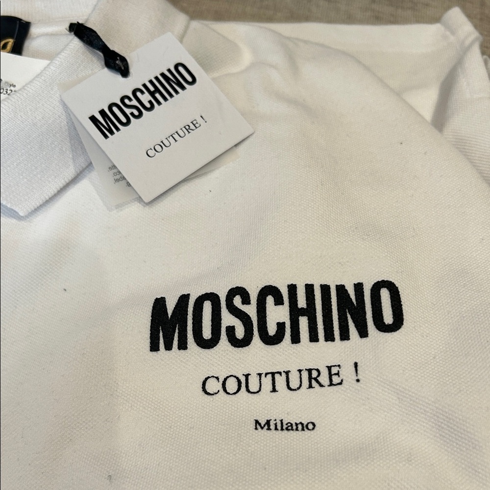 MOSCHINO COUTURE Men’s POLO new with tags